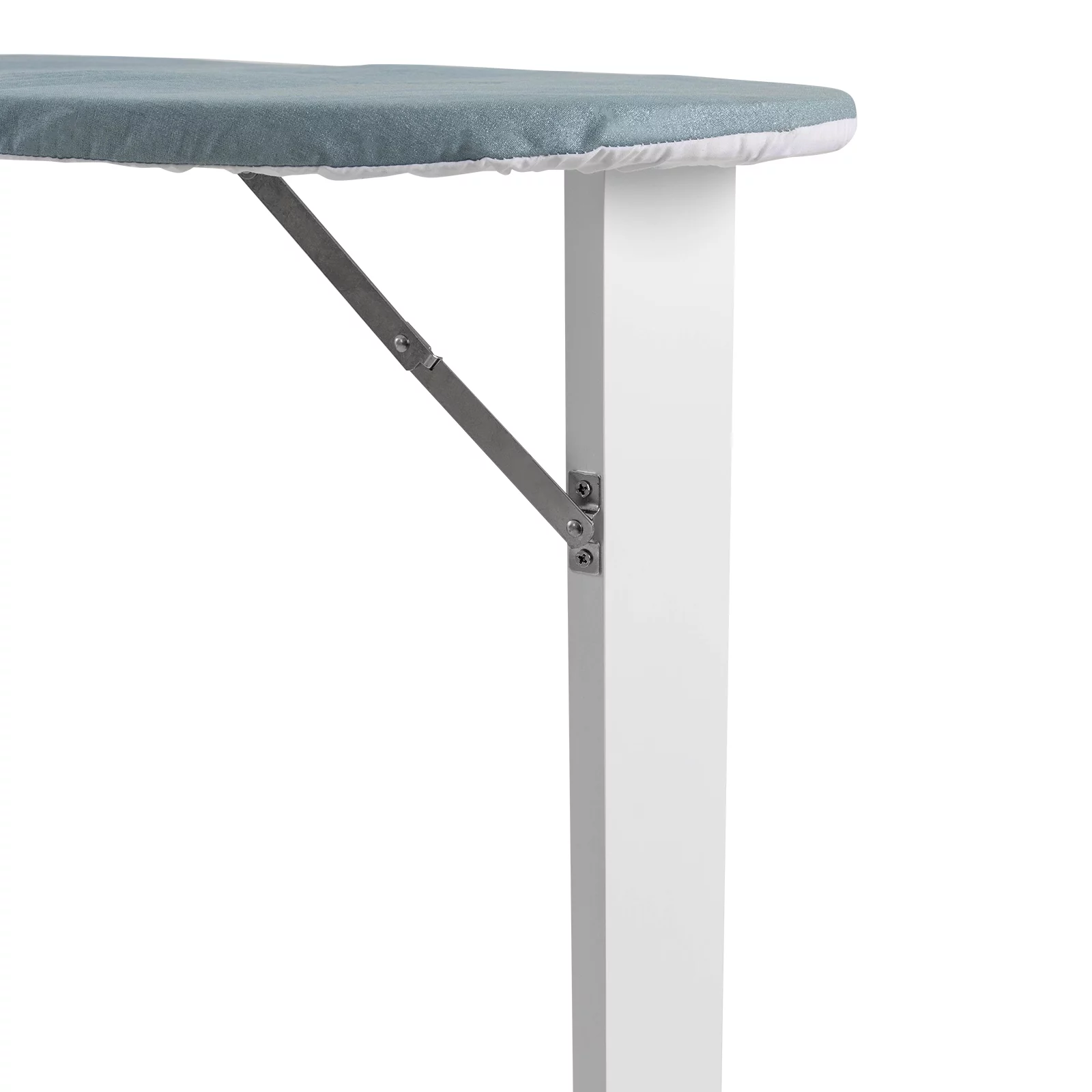 Miumaeov Wall Mounted Ironing Board with Storage Cabinet, Built in Ironing Board & Folding Support Leg, Wall-Mounted Mirrors for Home