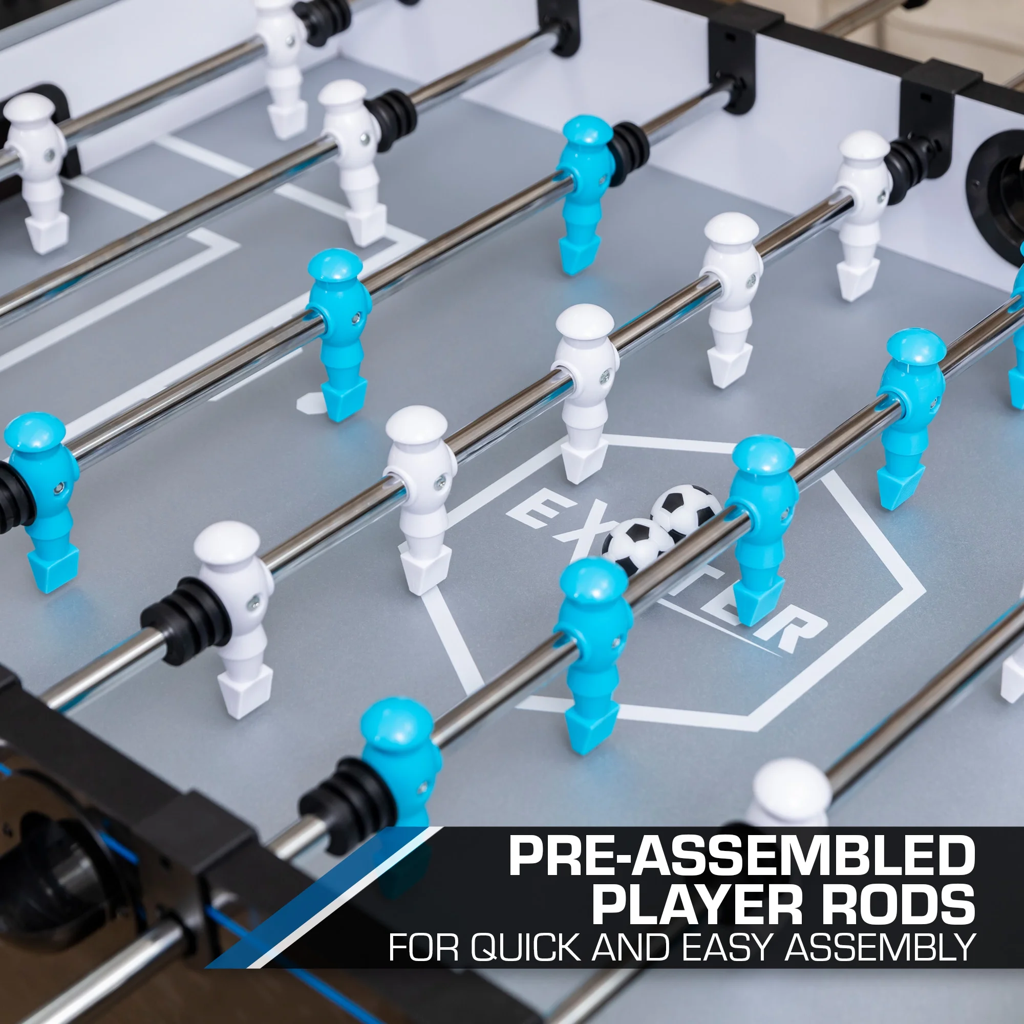 EastPoint Sports Exeter Foosball Table, 54" Official Size Table