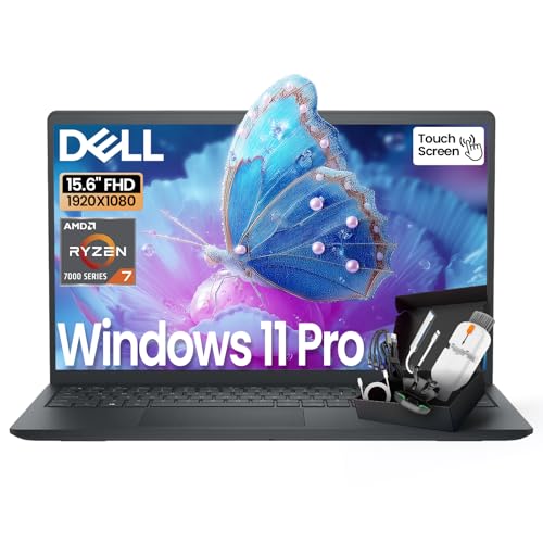 Dell Inspiron 15 3535 Touchscreen Business & Student Laptop, 15.6" FHD Backlit Display, AMD Ryzen 7 7730U 8-Core (Beats i7-1355U), 32GB RAM, 1TB SSD
