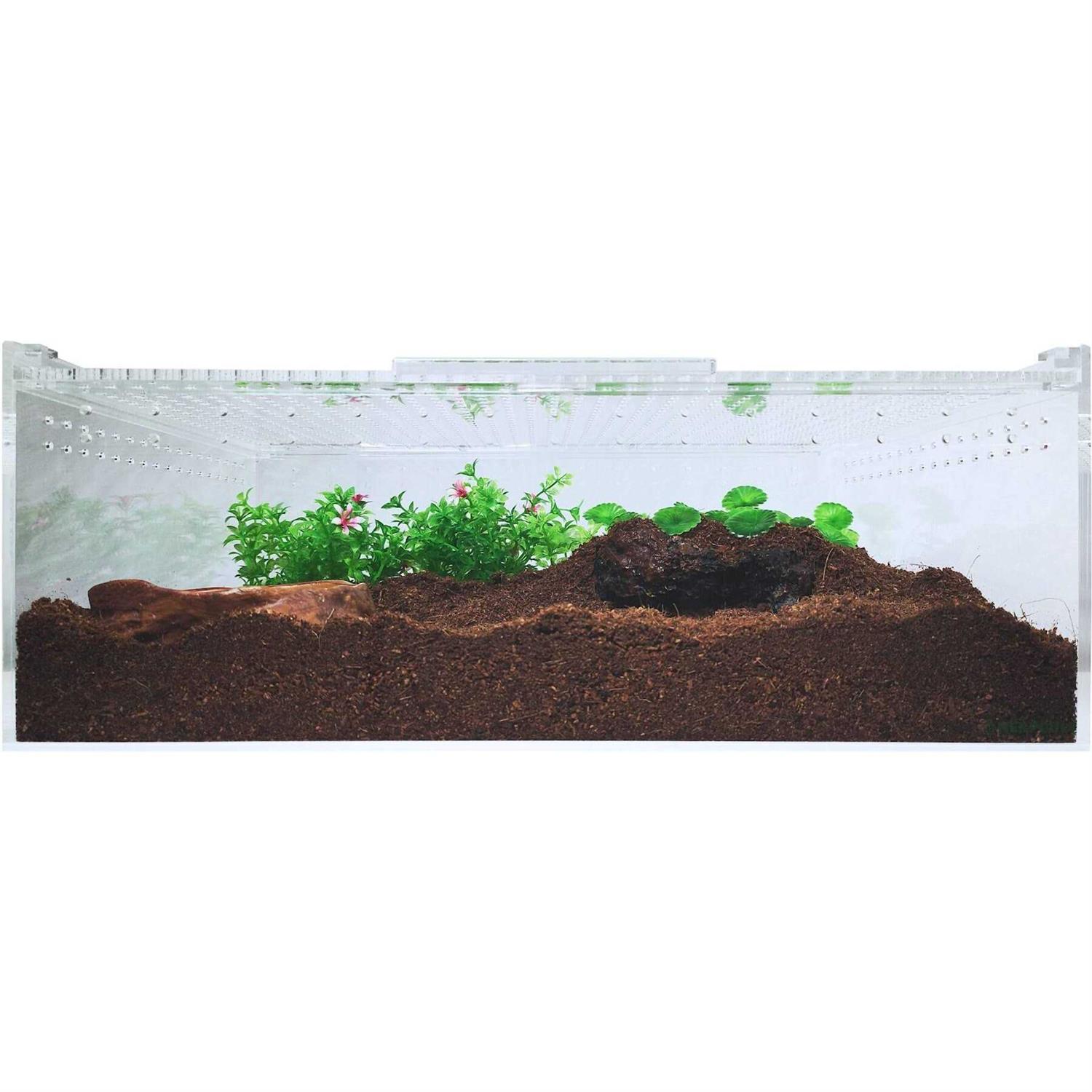 HerpCult Acrylic Terrarium Extra Large Flat YKL40A - Pet Supplies online store