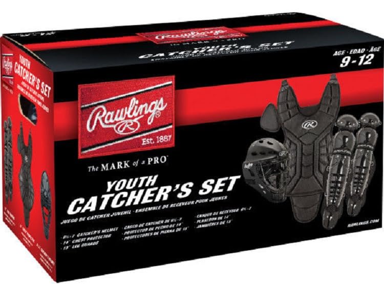 Rawlings | Players Series Youth Catcher's Set | Ages 6-12 | Includes Facemask, Chest Protector, Leg Guards