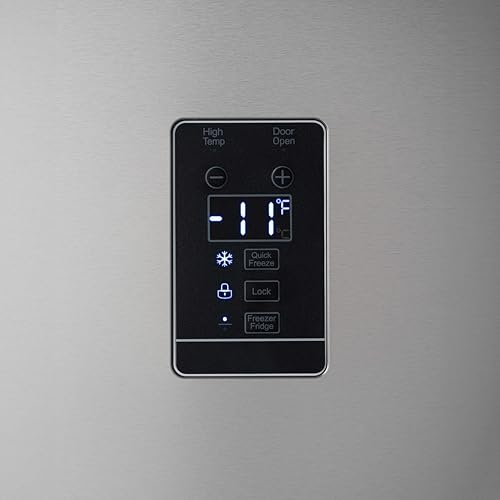 Newair 13.8 cu. ft. Upright Freezer, Fridge Freezer Convertible, Garage Ready Refrigerator, Frost Free Freezer with Door Alarm, Stand up Deep Freezer