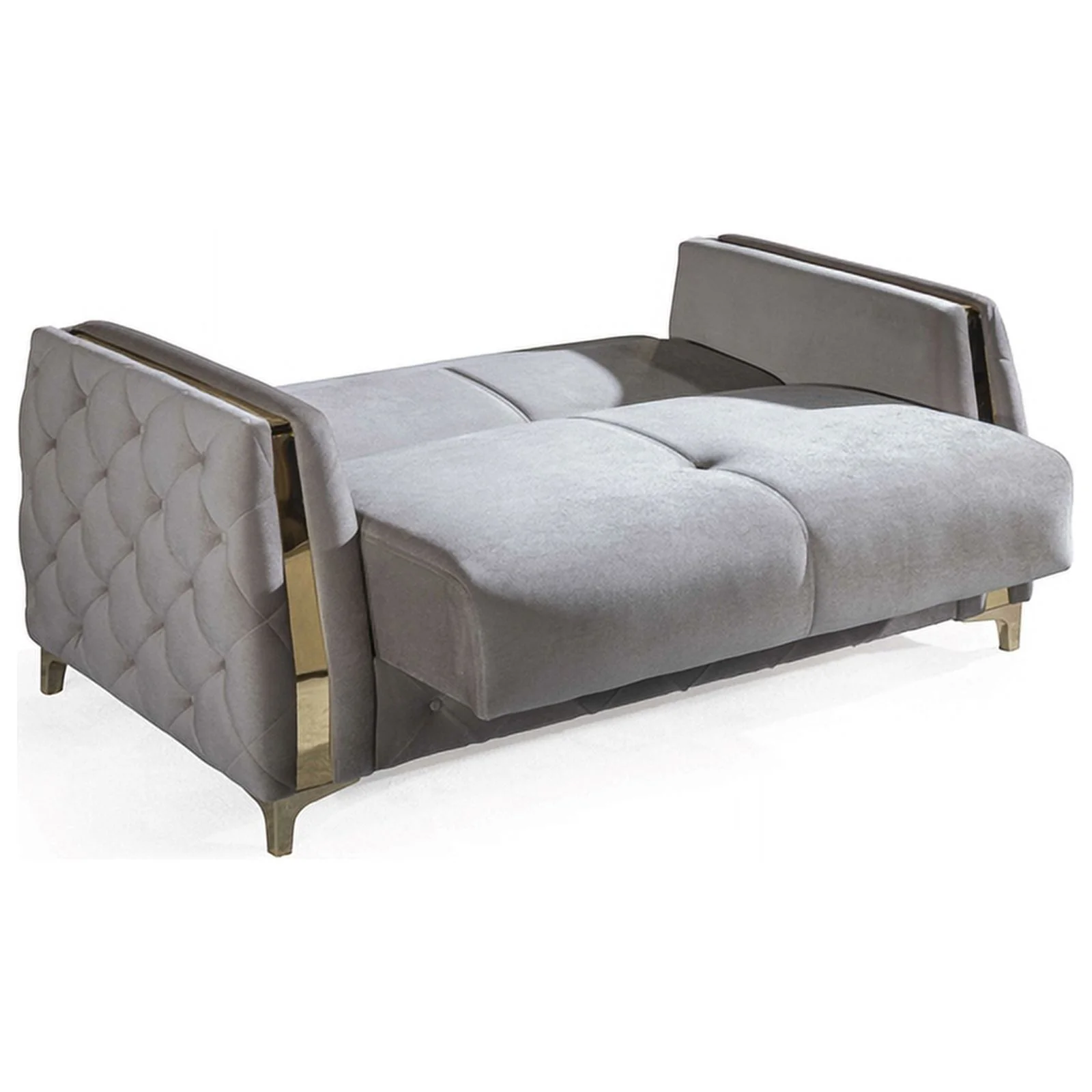 Pemberly Row Modern 3PC Living Room Set Made with Wood in Taupe