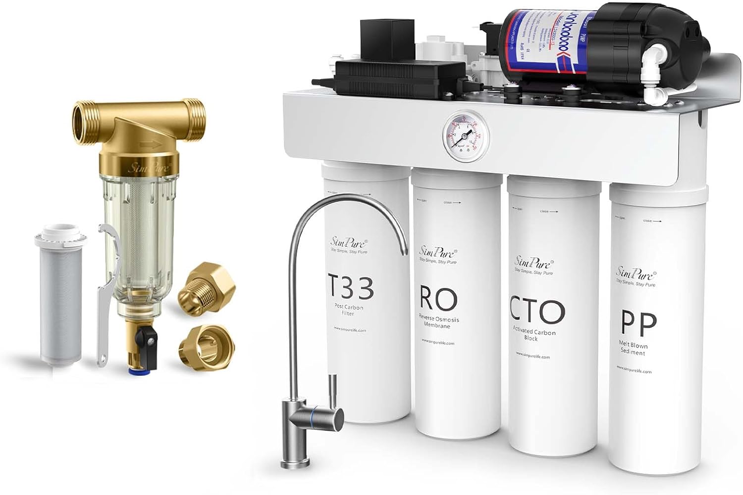 SimPure Whole House Water Filter Solutions