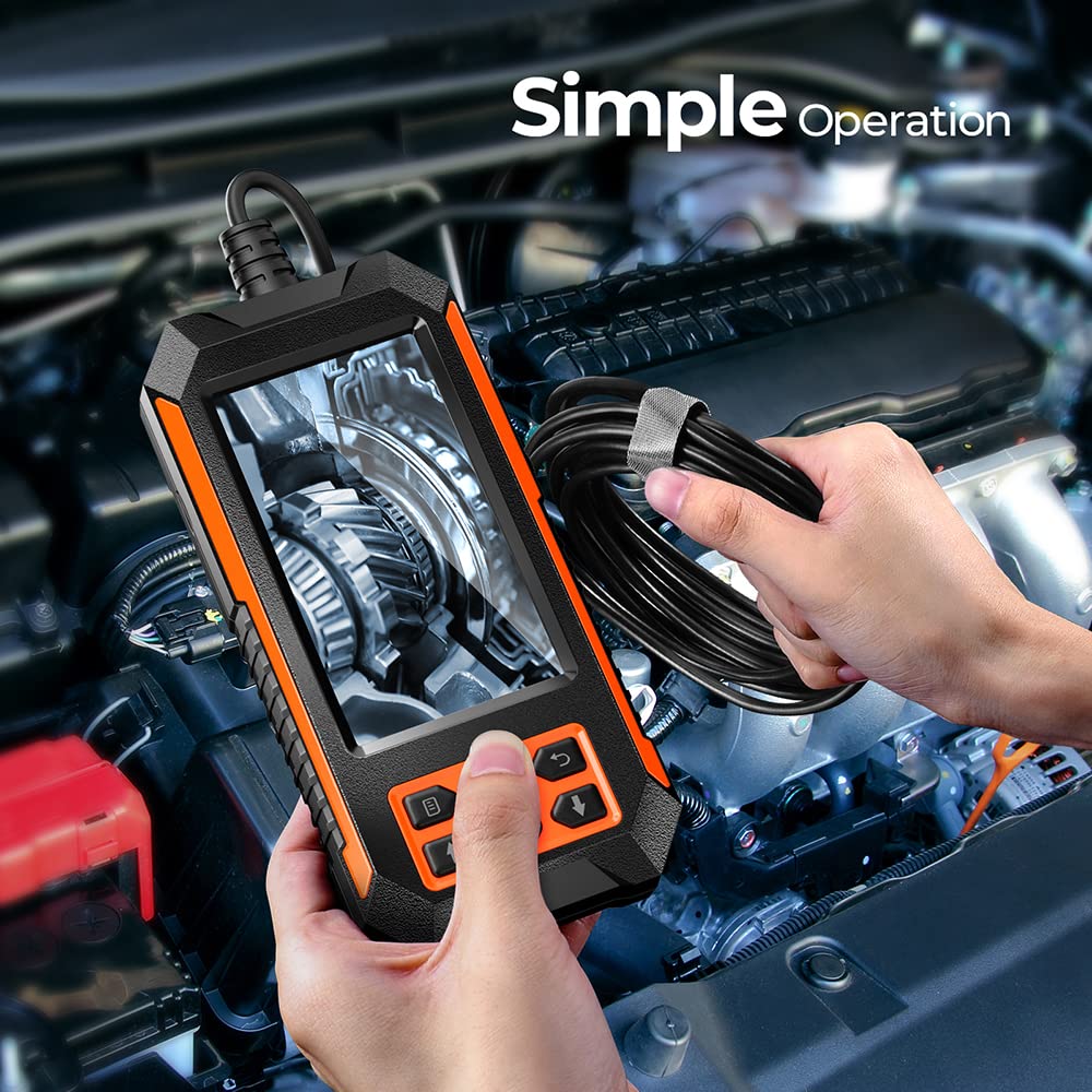 Borescope Inspection Camera with Light,Endoscope Camera USB Waterproof,Snake Camera for Plumbing