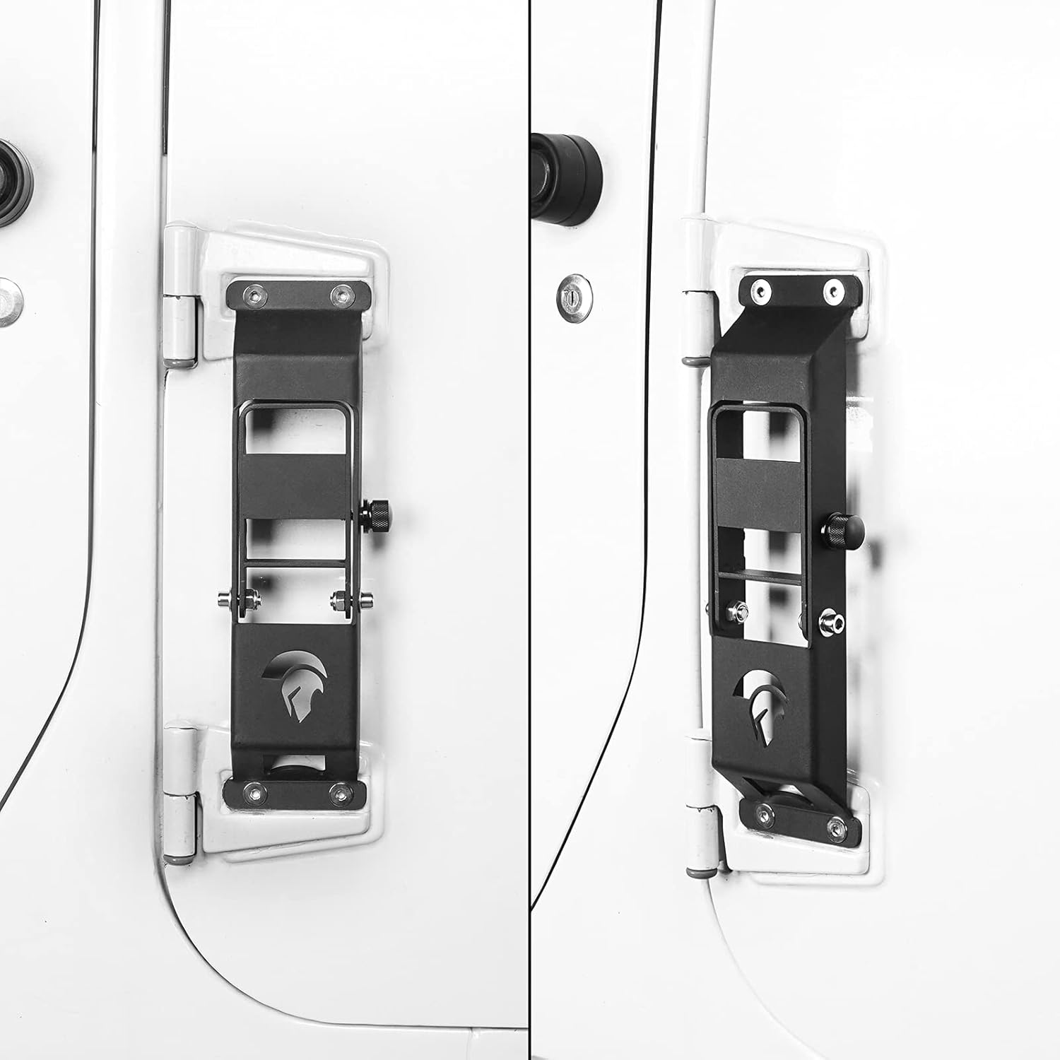 Hooke Road Wrangler Door Hinge Step Roof Access Compatible with Jeep JK Wrangler & Unlimited 07-18 (Pair) Pack of 2