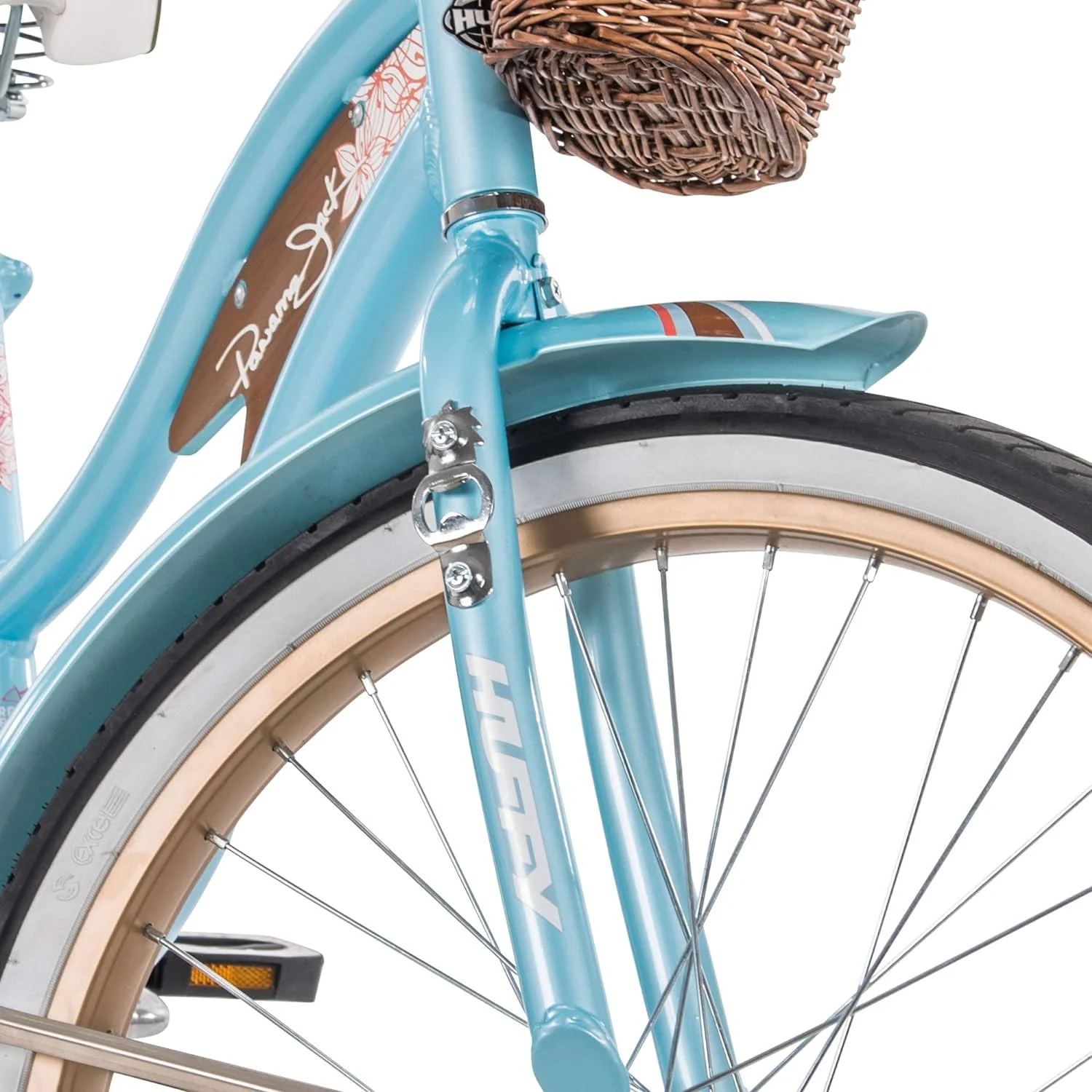 Open Box Huffy 24" Panama Jack Women's Beach Cruiser Bike - Sky Blue