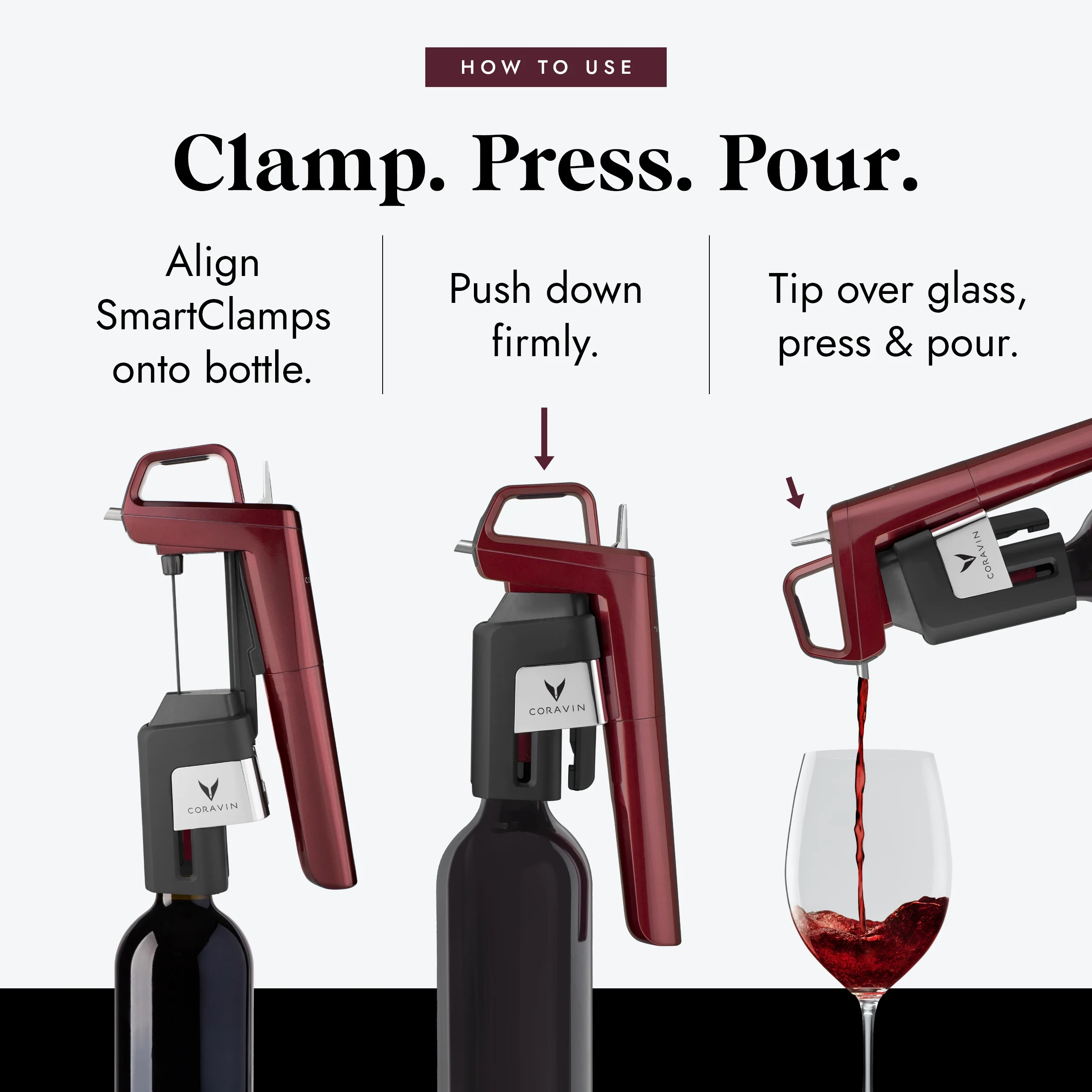 Coravin Timeless Six Plus Wine Preservation System - By-the-Glass Wine Saver - Wine Aerator, 3 Gas Capsules, 6 Screw Caps