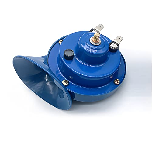 2PCS 300DB Super Loud Train Horns, 12V Waterproof Air Horns Replacement Kit, Car Air Electric Snail Double Horn