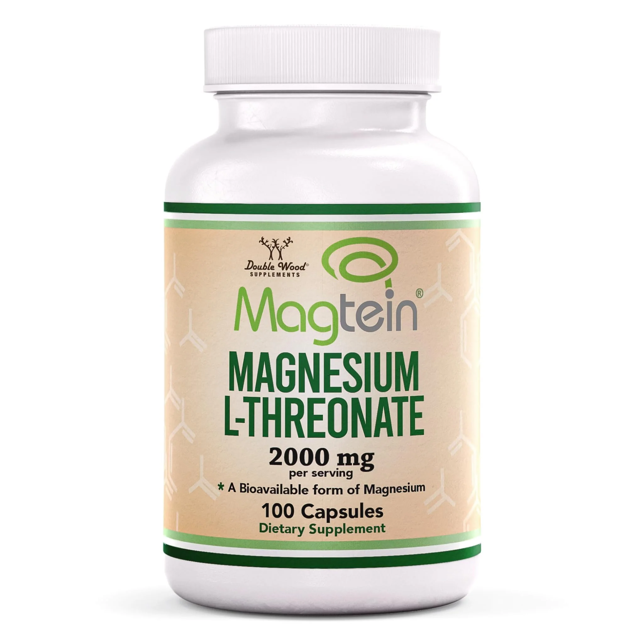 Magnesium L Threonate Capsules (Magtein) ?High Absorption Supplement ?Bioavailable Form for Sleep and Cognitive Function Support ?2