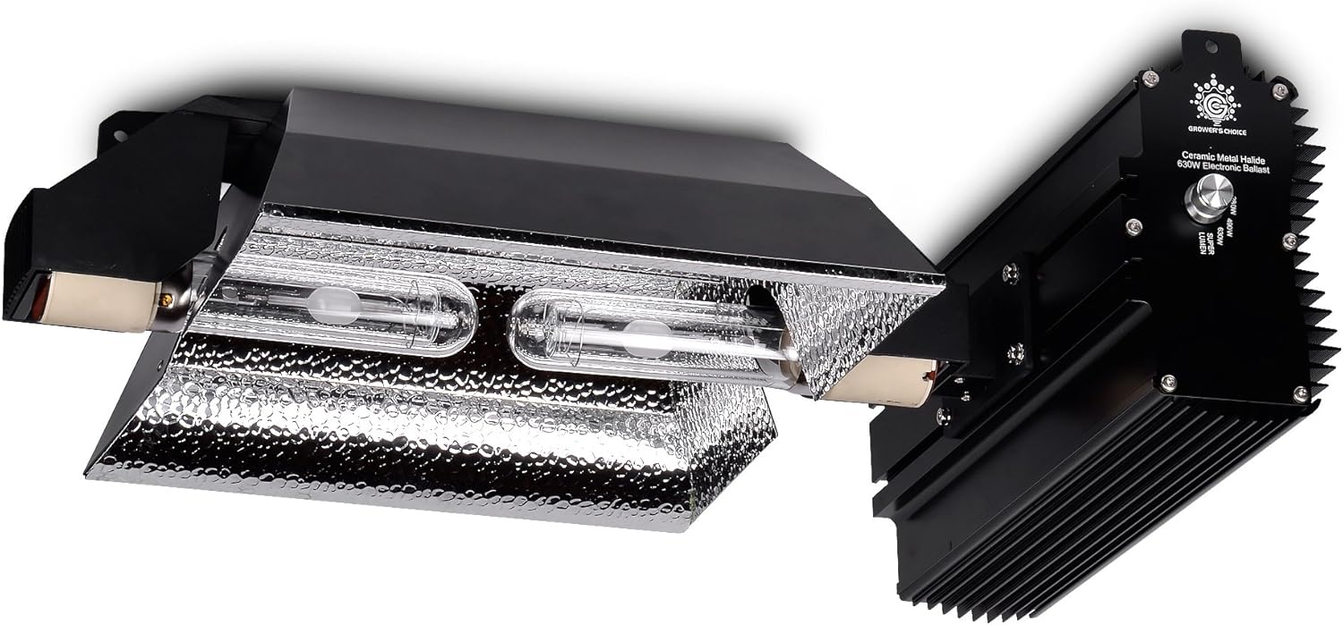 Grower's Choice 630NS (630w CMH/Dual 315W Ceramic Metal Halide bulbs) - Complete Setup ((1) 3K-R / (1) 3K)