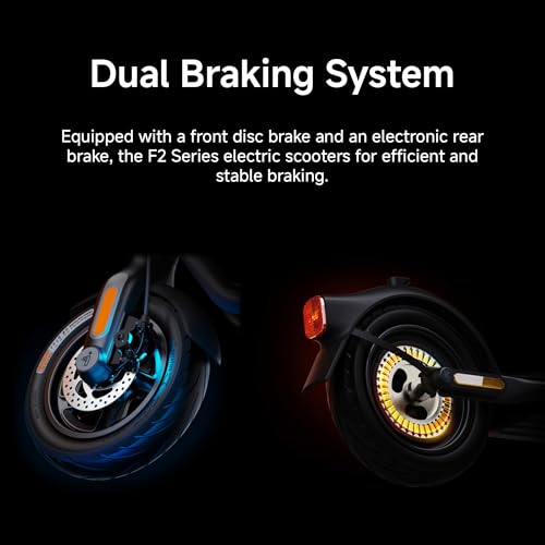 Segway Ninebot F2/F2 Pro Electric Scooter, Up to 20 MPH, Long Range, UL-2271 & UL-2272 Certified