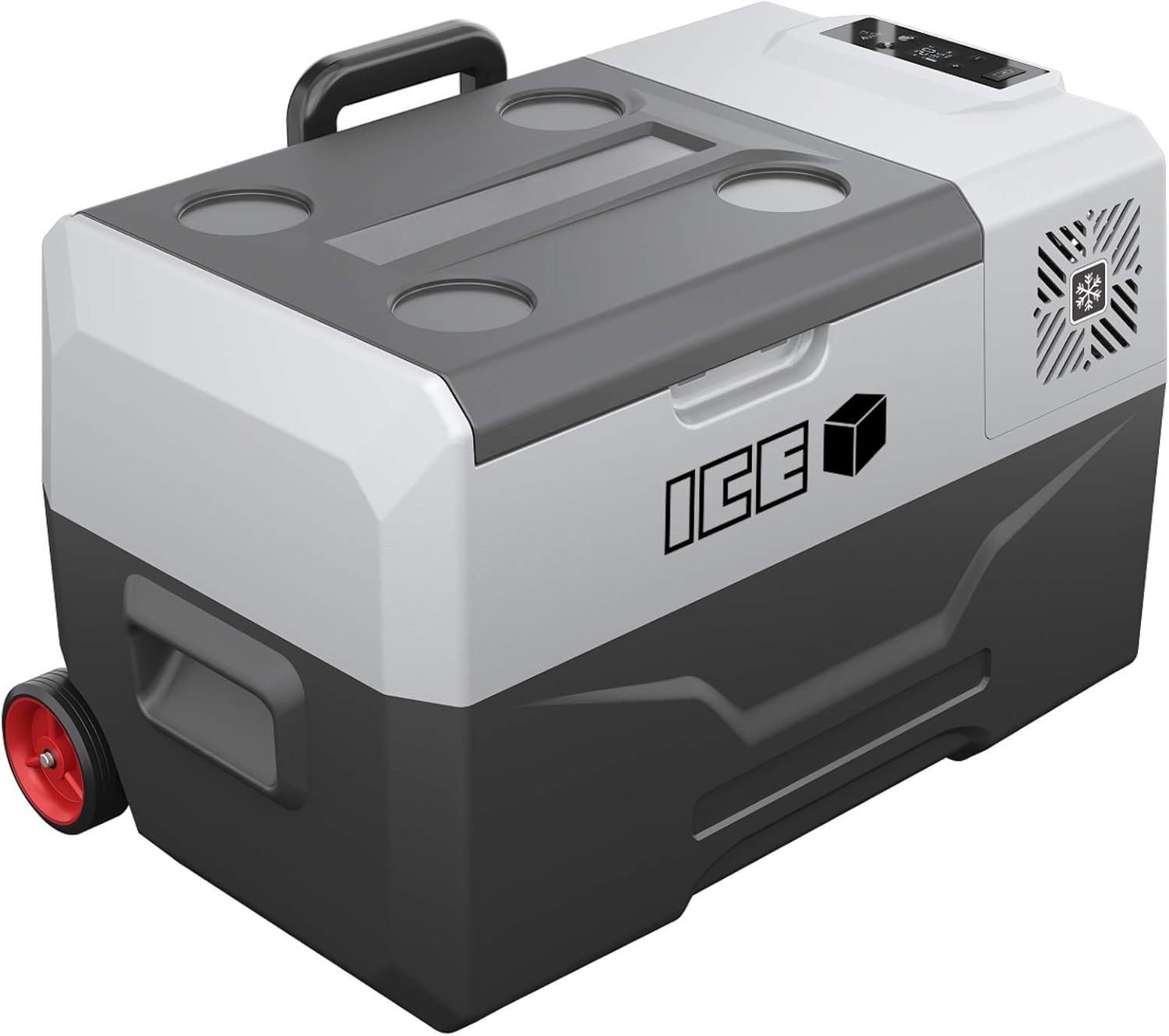 Icecube Mini Series 12V Portable Electric Refrigerator, Fridge Freezer, AC/DC 2-Way, Iceless Operation, Compatible All Vehicle Types, RV, Camping