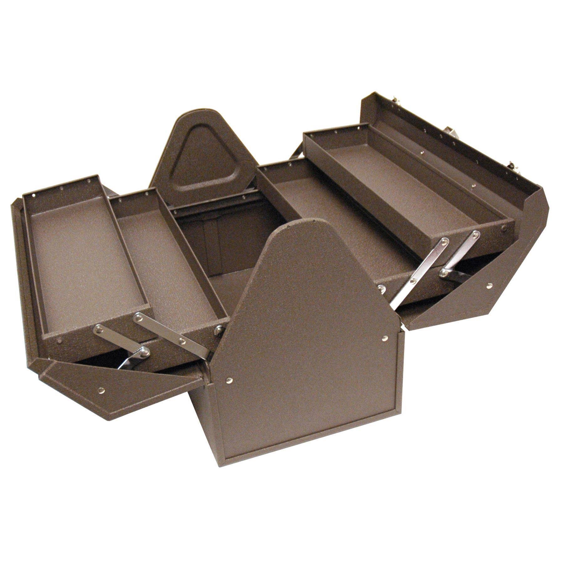 Homak BW00210180 18 in. Cantilever Steel Toolbox (Brown)