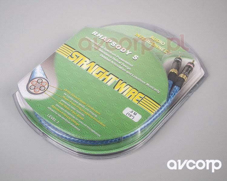 Straight Wire Rhapsody S Audio Cables 0.5 Meter RCA Pair