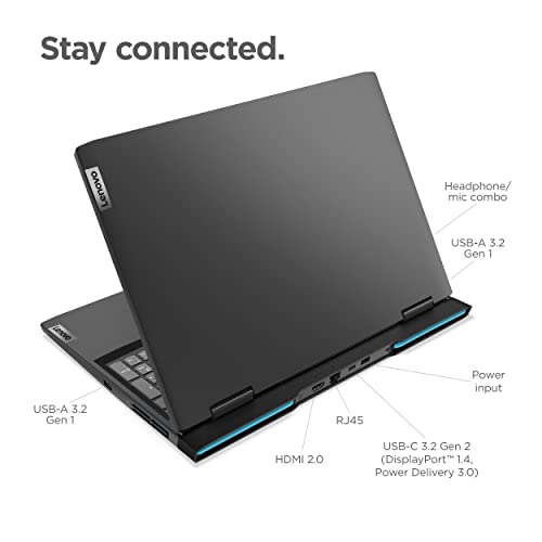 Lenovo IdeaPad Gaming 3 Laptop: Ryzen 5 5600H, RTX 3050 Ti, 256GB SSD, 8GB RAM, 15.6'' Full HD 120Hz Display, Windows 11 Black