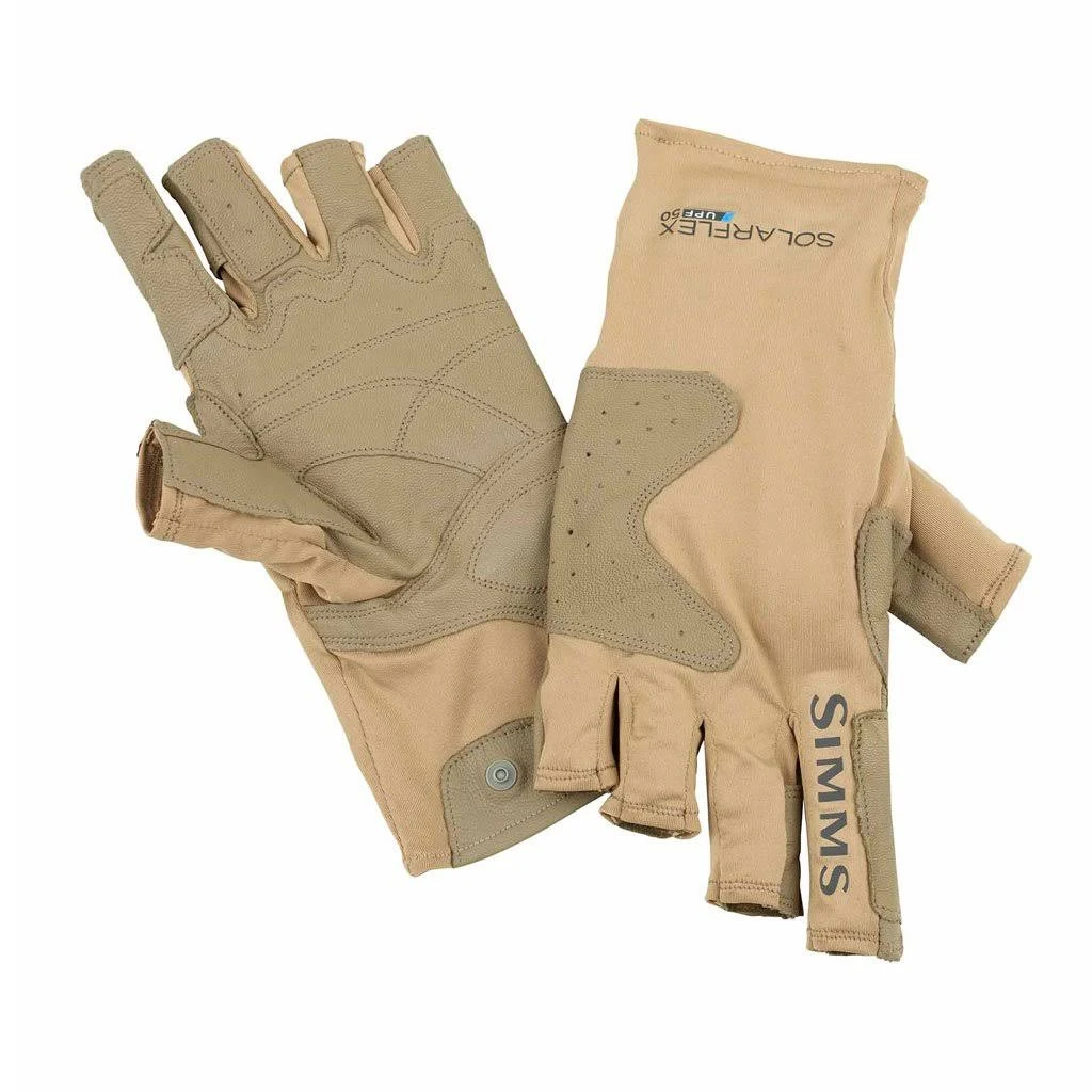 Simms Solarflex Guide Glove - Hex Flo Camo Steel Xs