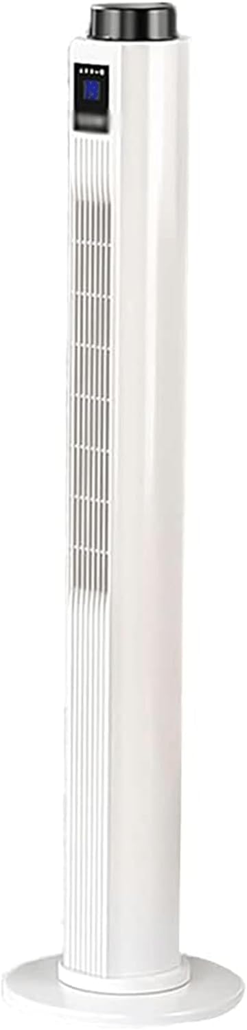 Standing Fan 4 Wind Speeds Design Tower Fan, 90&deg; Wide-angle Shaking Head Floor Bladeless Fan, Air Purification Cooling Fan Quiet