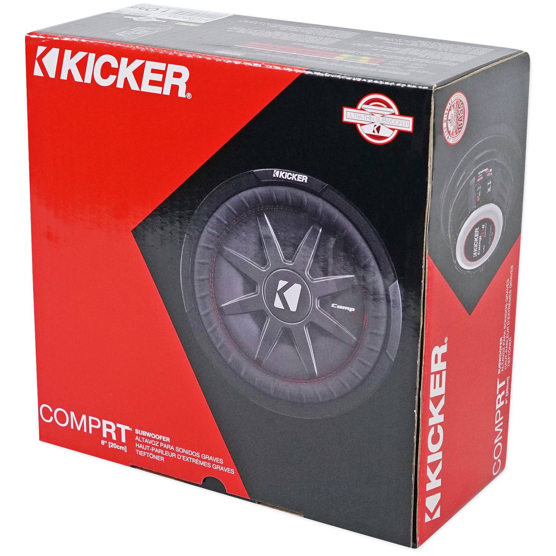 Kicker CompRT 8 Car Subwoofer - 8x22 43CWRT81