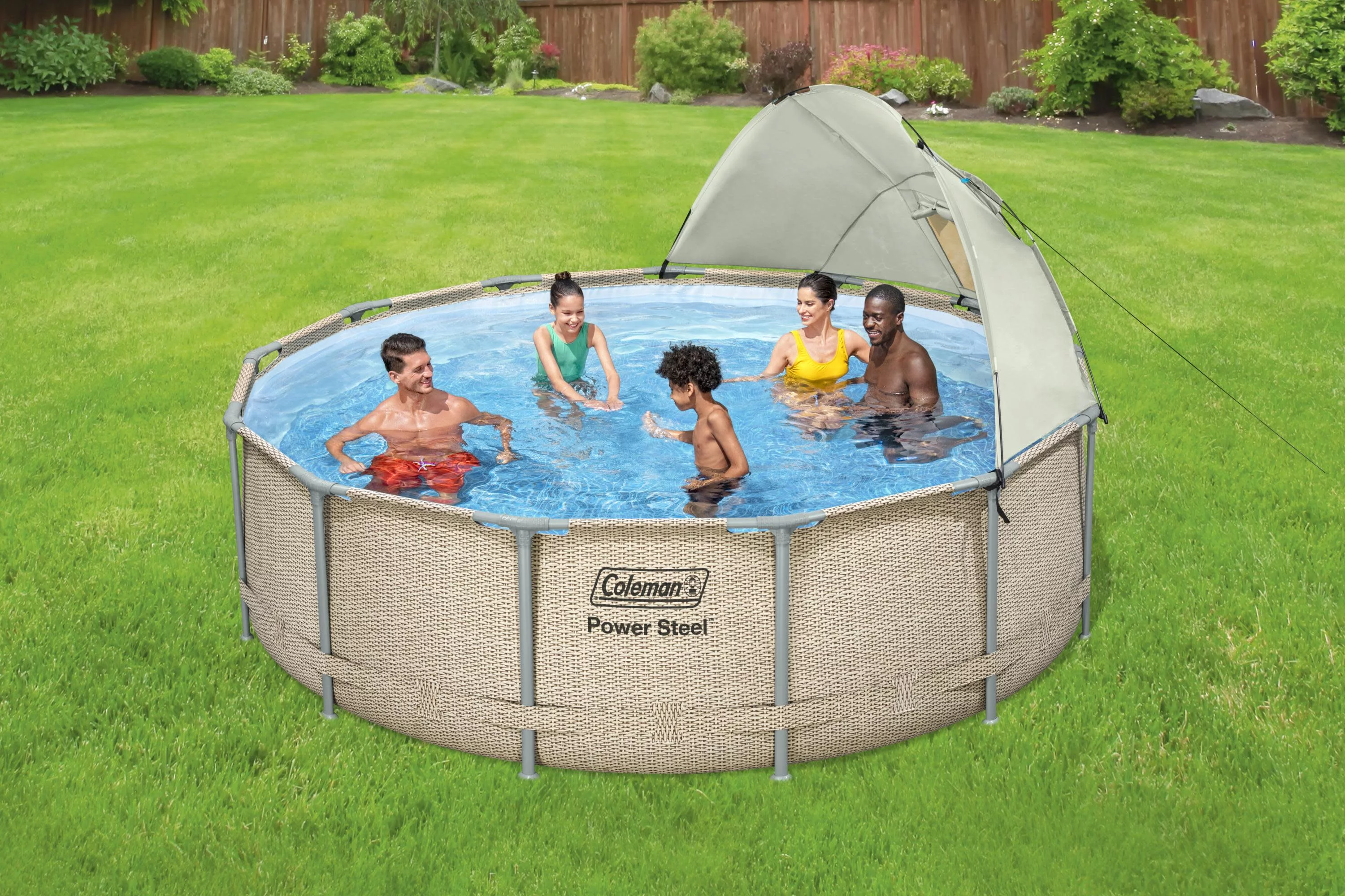 Coleman Power Steel Circle 13ft. x 42in. Deep Above Ground Pool - Radiant Selections