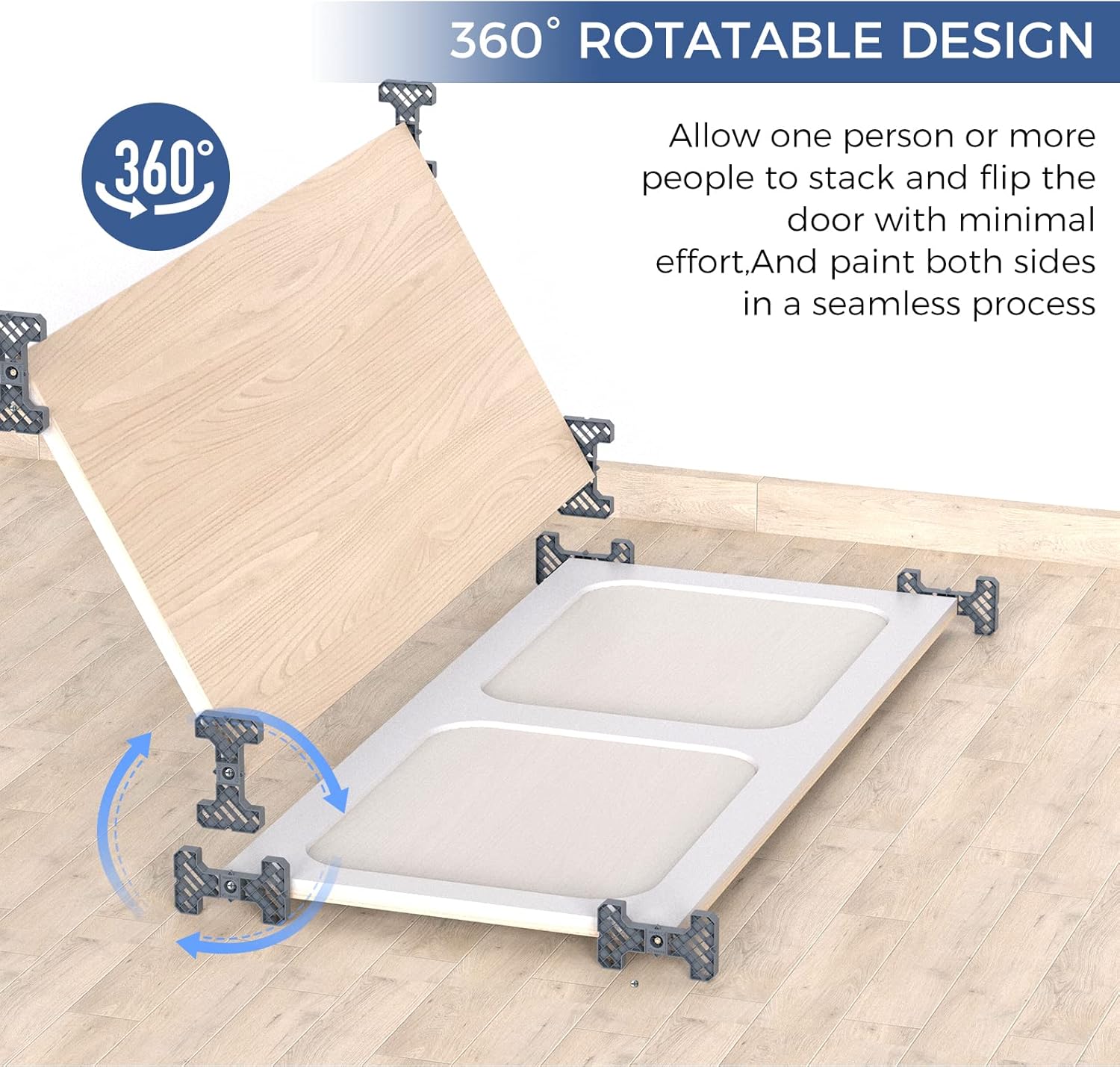 Saker Paint Racks, New Magic Racks, Door Painting Drying Rack for Cabinet Doors