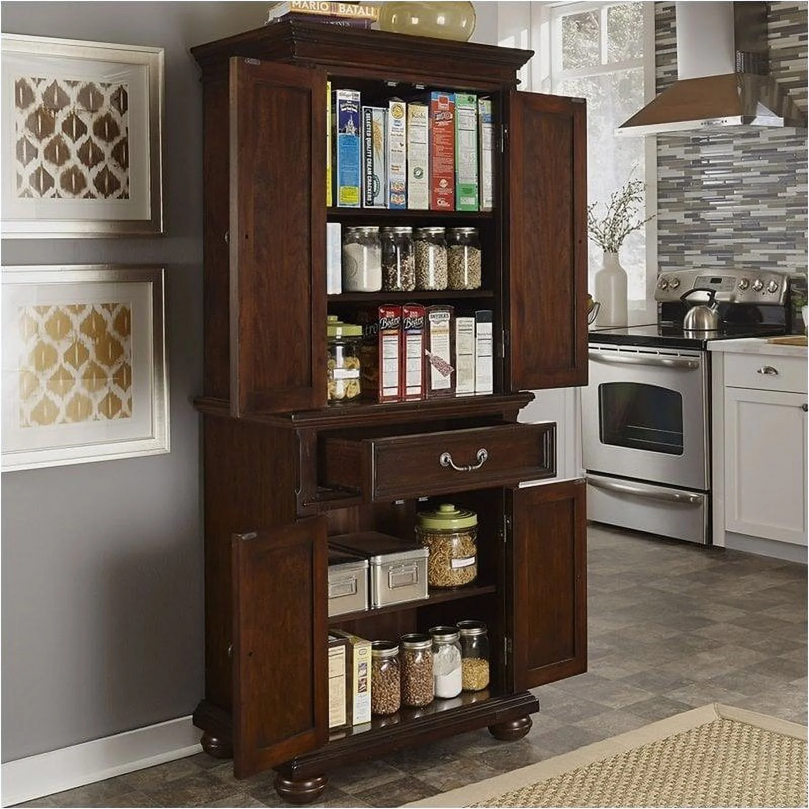 Bowery Hill Pantry in Dark Cherry