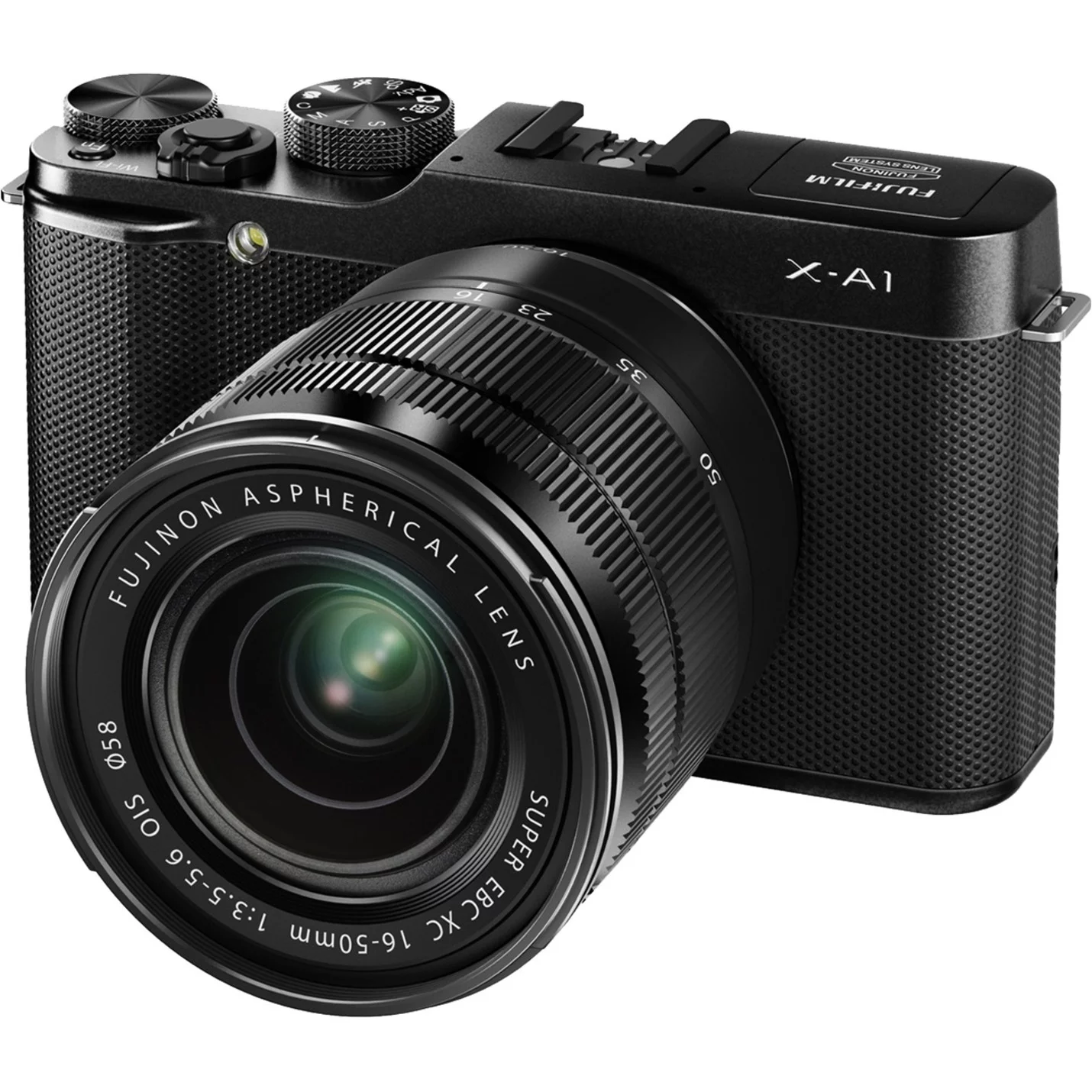 Fujifilm X-A1 16.3 Megapixel Mirrorless Camera with Lens, 0.63", 1.97", Black - Curated Treasures Market