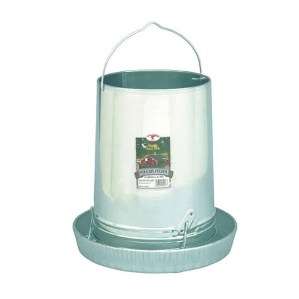 Little Giant Galvanized Hanging Poultry Feeder with Feeder Pan - Curated Treasures Market