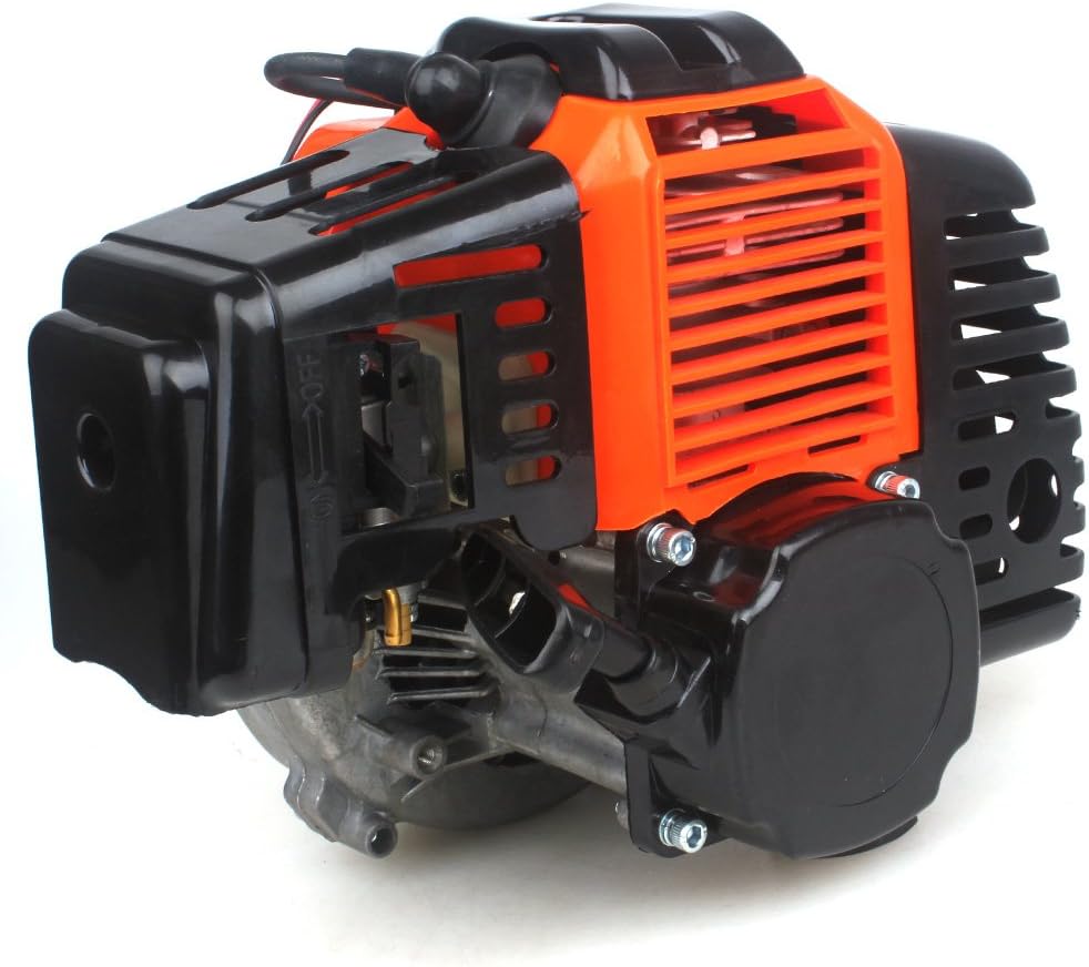 49cc Engine with Gear Reduction Transmission for 20T T8F Sprocket Pocket Bike Gas Scooter Mini ATV