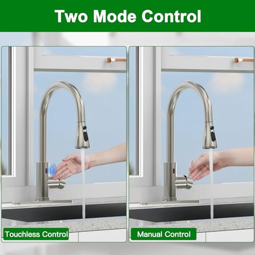 MSTJRY Touchless Kitchen Faucet with Pull-Down Sprayer
