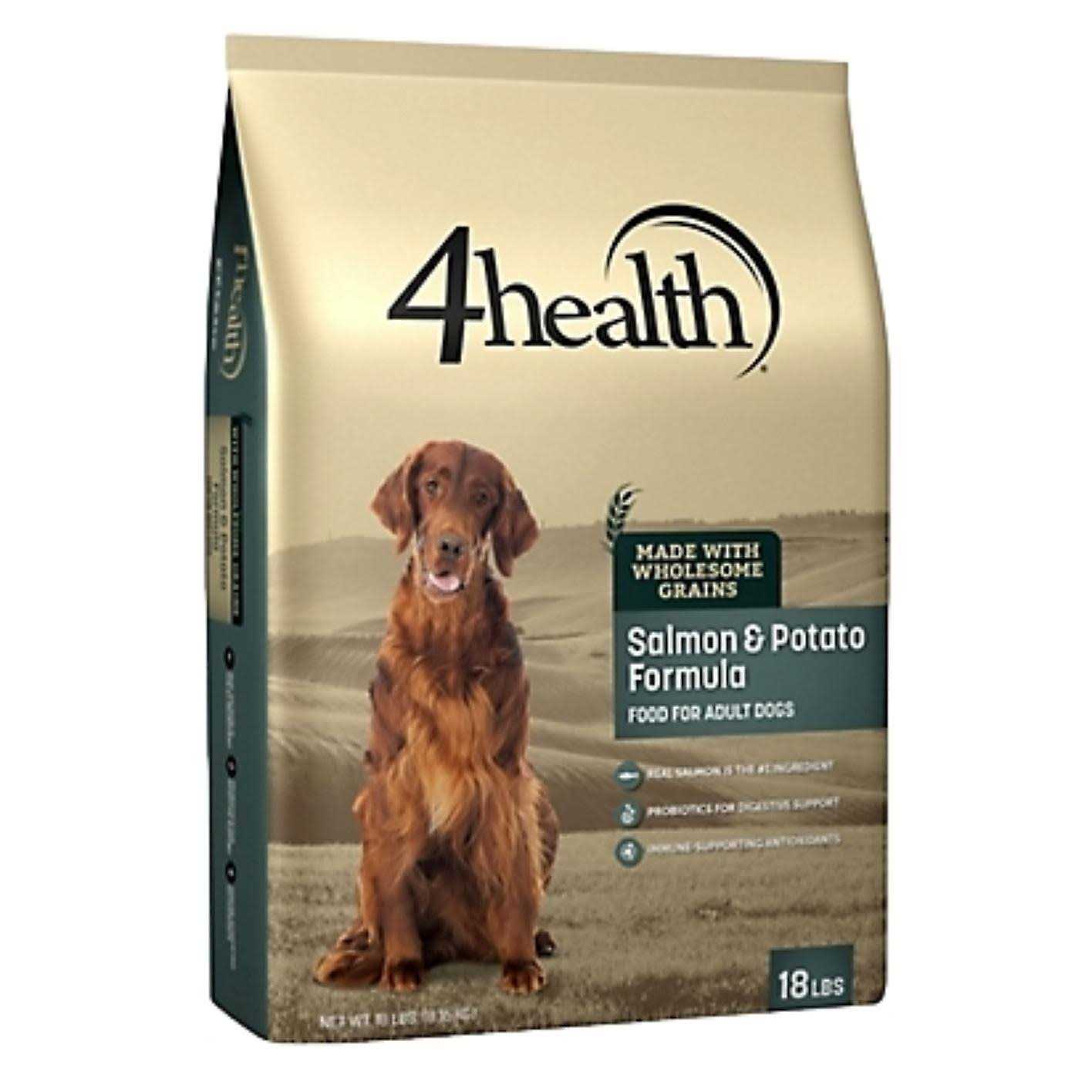 4health with Wholesome Grains Salmon Potato Formula Adult Dog Food - Pet Supplies online store