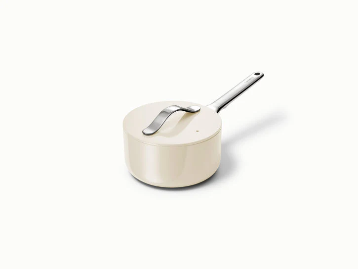 Caraway Mini Sauce Pan in Cream