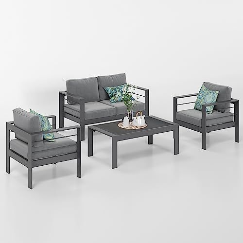 Solaste Aluminum Patio Furniture Set