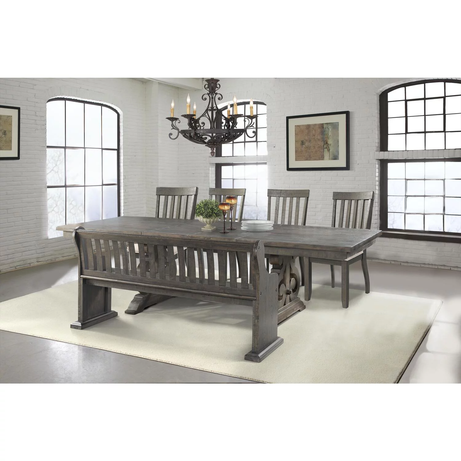 Picket House Stanford Pew Bench