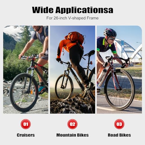 49cc 4-Stroke Bicycle Engine Kit Bicycle Engine Kit- 1500W Motor Conversion, 28MPH - for Gas Petrol Motorized Bicycle Kit for 26" Adult Bikes