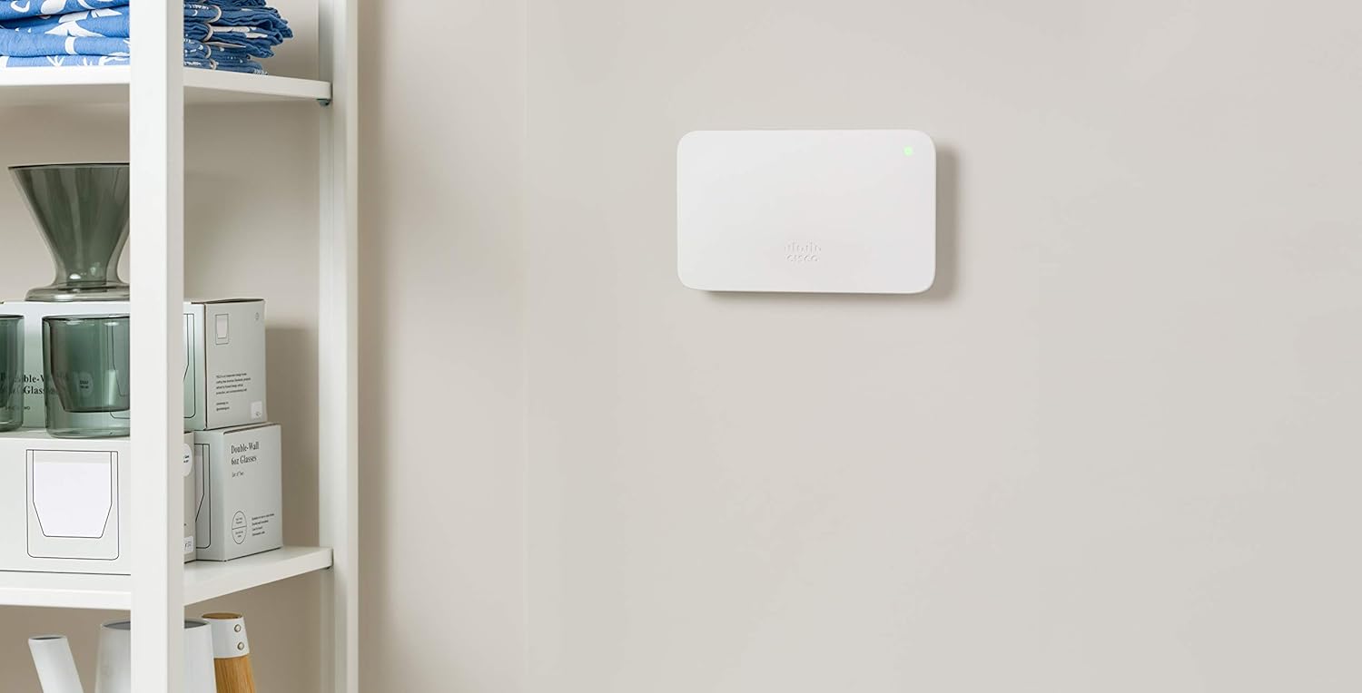 Meraki Go by Cisco | Indoor WiFi Access Point | Cloud Managed | Mesh | [GR10-HW-US]