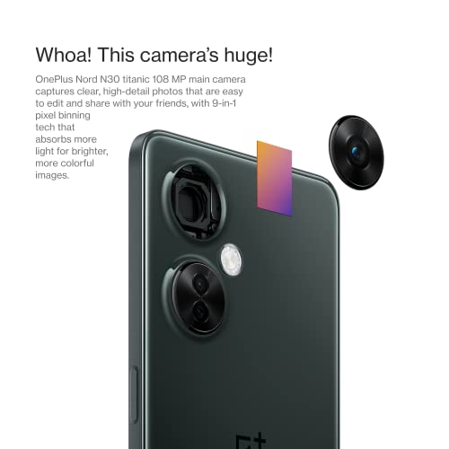 OnePlus Nord N30 5G CPH2515 Unlocked 128GB Gray (Renewed)