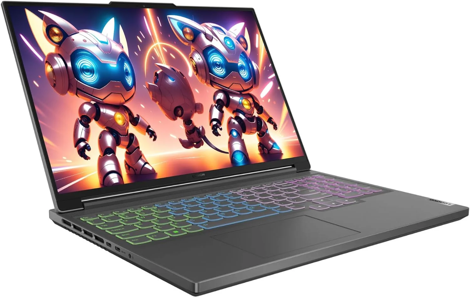 Lenovo Legion Slim 5 Gen 9 Laptop, AMD Ryzen 7 8845HS, 16" WQXGA Display, 64 GB DDR5 RAM, 2 TB PCIe SSD, NVIDIA GeForce RTX 4070, Backlit Keyboard