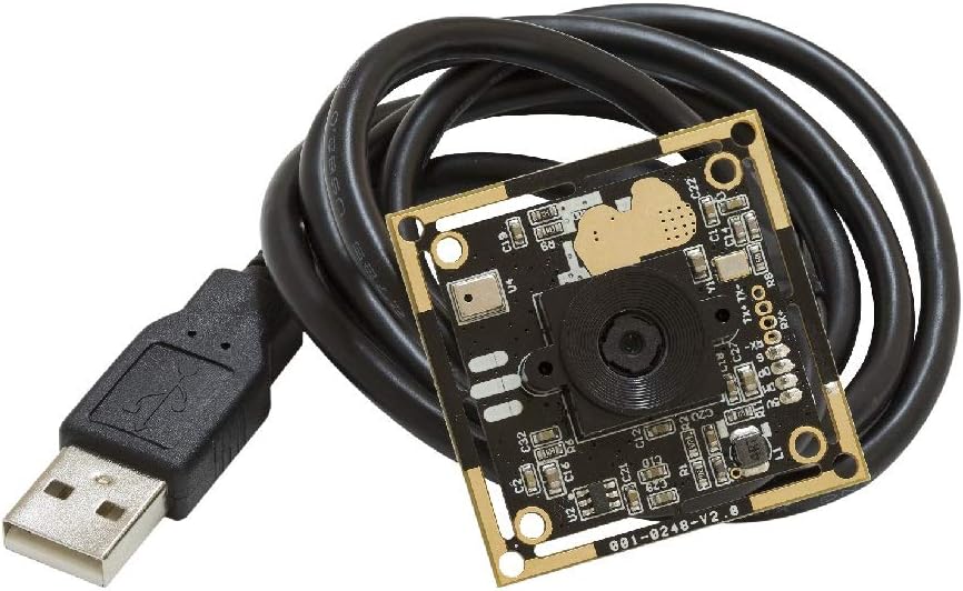 Arducam 8MP 1080P Auto Focus USB Camera Module with Microphone, 1/3.2” CMOS IMX179 Mini UVC USB2.0 Webcam Board with 3.3ft/1m Cable for Windows