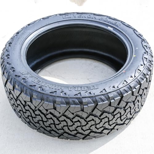 Venom Power Terra Hunter X/T XT All-Terrain Mud Light Truck Radial Tire-37X13.50R20LT 37X13.50X20 37X13.50-20 127Q Load Range E LRE 10-Ply BSW Black
