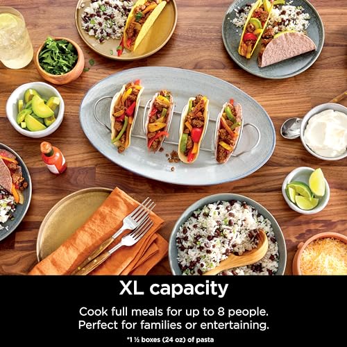 Ninja SFP701 Combi All-in-One Multicooker, Oven, and Air Fryer, 14-in-1 Functions,15-Minute Complete Meals, Includes 3 Accessories, Auto Cook Menu