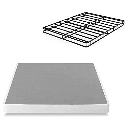 ZINUS 5 Inch Metal Smart Box Spring with Quick Assembly, Mattress Foundation, Strong Metal Frame, Easy Assembly, Queen