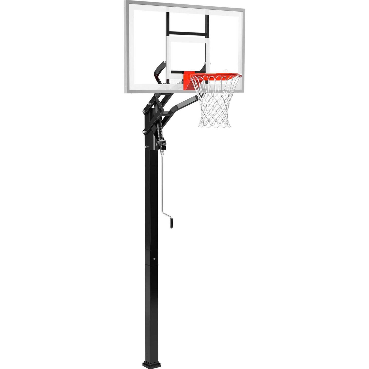 Spalding Tempered Glass U-Turn In Ground Basketball Hoop - Sports Supplies Online Store