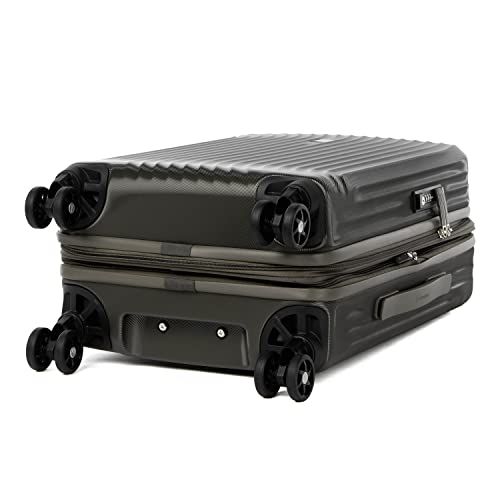 Travelpro Maxlite Air Hardside Expandable Carry on Luggage, 8 Spinner Wheels, Lightweight Hard Shell Polycarbonate Suitcase, Shadow Grey