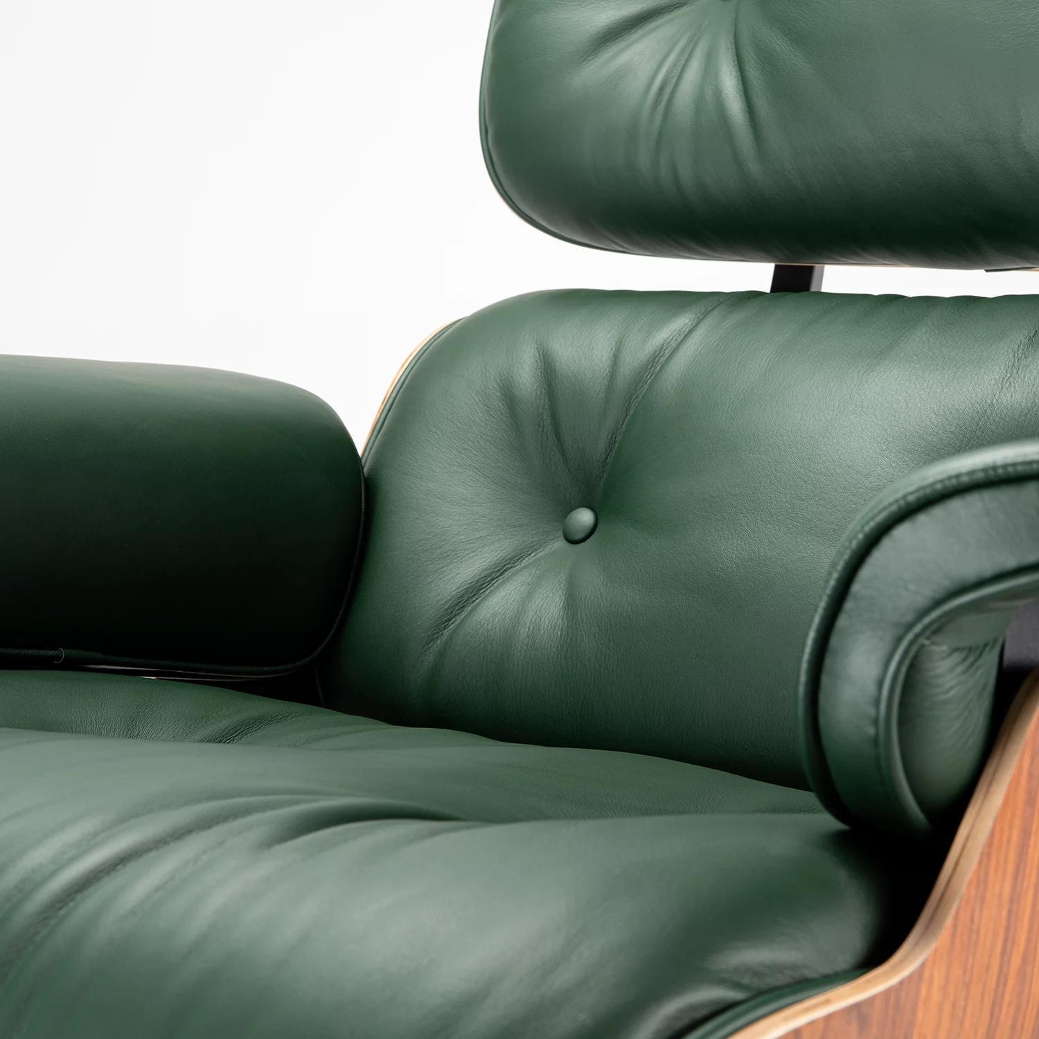 eChamp Mid Century Lounge Chair and Ottoman, Chaise Lounge Chair, Top Grain Leather Sofa for Living Room, Office, Study - Radiant Selections