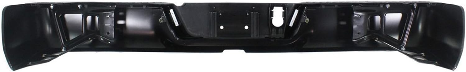 ACANII - For 2009-2018 Dodge Ram 1500 10-12 Ram 2500 3500 Truck Pickup Complete Black Steel Rear Step Bumper Assembly
