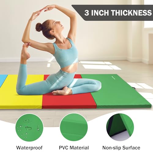 Extra Thick Folding Exercise Gymnastics Mat