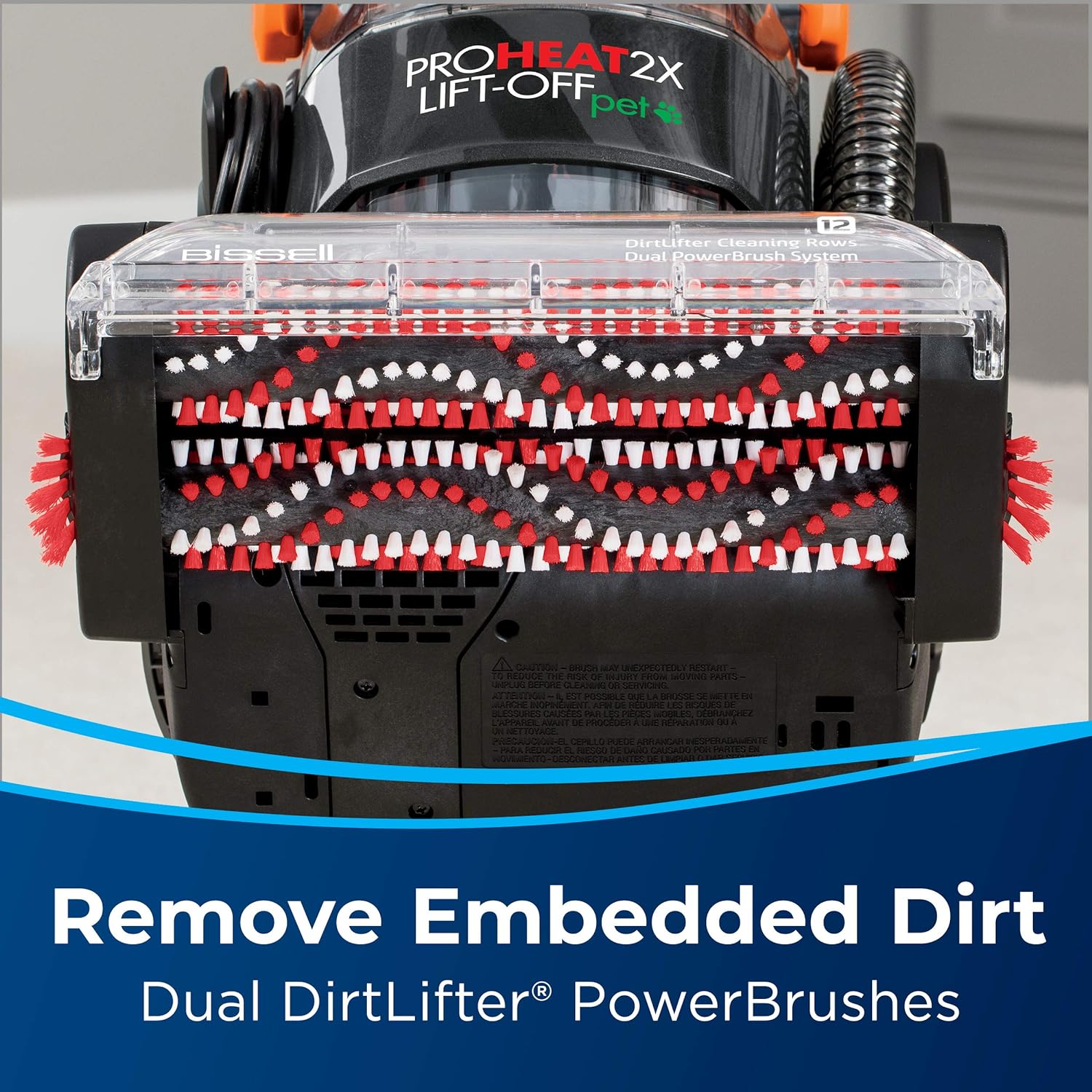 BISSELL 2-in-1 ProHeat 2X Lift-Off Pet: Portable Spot & Stain Cleaner + Full Size Carpet Cleaner, Car/Auto Detailer, 15651
