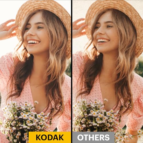 KODAK Mini Shot 3 Retro 4PASS 2-in-1 Instant Digital Camera and Photo Printer (3x3 inches) + 60 Sheets Cartridge Bundle, White