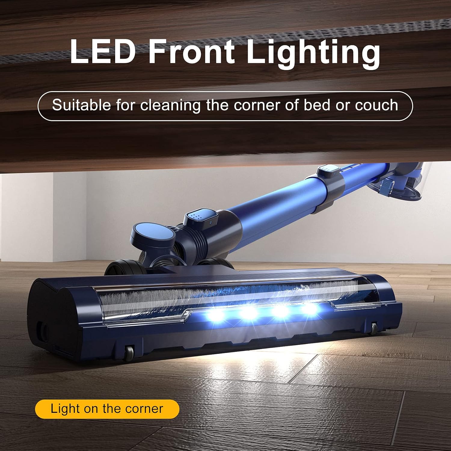 Cordless Vacuum Cleaner with LED Touch Display
